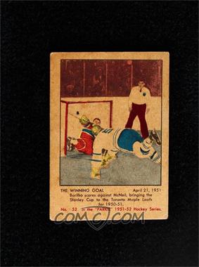 1951-52 Parkhurst - [Base] #52 - Gerry McNeil, Bill Barilko