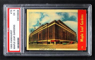 1955-56 Parkhurst - [Base] #79 - Maple Leaf Gardens [PSA 5 EX]