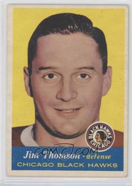 1957-58 Topps - [Base] #23 - Jimmy Thomson [Good to VG‑EX]