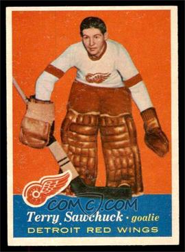1957-58 Topps - [Base] #35 - Terry Sawchuk [EX MT]