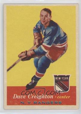 1957-58 Topps - [Base] #66 - Dave Creighton