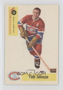 1958-59 Parkhurst - [Base] #10 - Tom Johnson