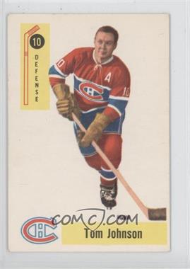 1958-59 Parkhurst - [Base] #10 - Tom Johnson