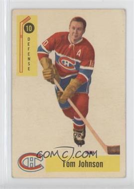 1958-59 Parkhurst - [Base] #10 - Tom Johnson