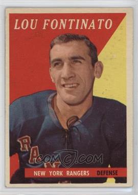 1958-59 Topps - [Base] #41 - Lou Fontinato [Poor to Fair]