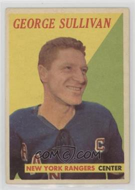 1958-59 Topps - [Base] #48 - George Sullivan [Good to VG‑EX]