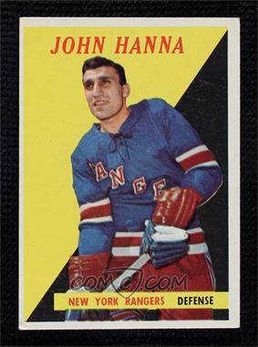 1958-59 Topps - [Base] #7 - John Hanna