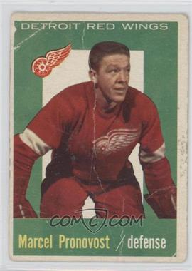 1959-60 Topps - [Base] #44 - Marcel Pronovost [Poor to Fair]