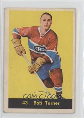 1960-61 Parkhurst - [Base] #43 - Bob Turner [Good to VG‑EX]