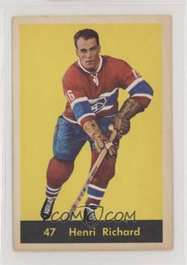 1960-61 Parkhurst - [Base] #47 - Henri Richard