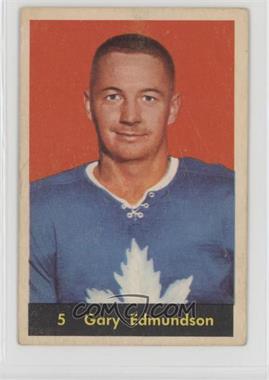 1960-61 Parkhurst - [Base] #5 - Garry Edmundson [Good to VG‑EX]