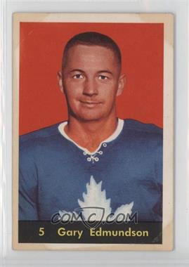 1960-61 Parkhurst - [Base] #5 - Garry Edmundson [Good to VG‑EX]