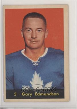 1960-61 Parkhurst - [Base] #5 - Garry Edmundson [Good to VG‑EX]