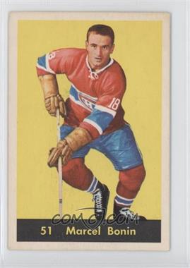 1960-61 Parkhurst - [Base] #51 - Marcel Bonin [Good to VG‑EX]