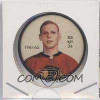 61 62 Shirriff Hockey coin Detroit Red Wings Howie Young # 74 61 62 Shirriff Hockey coin Detroit Red Wings Howie Young # 74