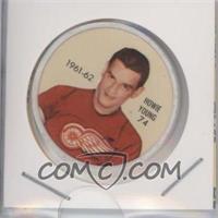 61 62 Shirriff Hockey coin Detroit Red Wings Howie Young # 74 61 62 Shirriff Hockey coin Detroit Red Wings Howie Young # 74