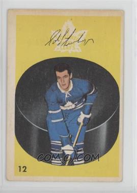 1962-63 Parkhurst - [Base] #12 - Ed Litzenberger [Good to VG‑EX]