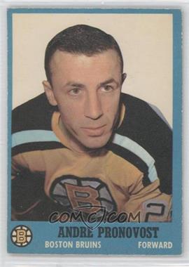 1962-63 Topps - [Base] #19 - Andre Pronovost