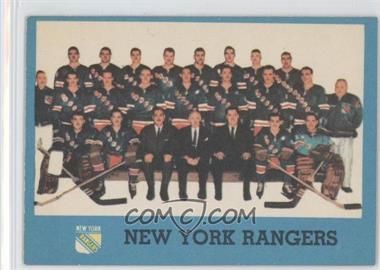 1962-63 Topps - [Base] #65 - New York Rangers Team