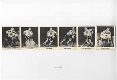 1965-66 Coca-Cola NHL Players - [Base] - Full Strips #_BOBR.1 - Gerry Cheevers, Al Langlois, Ted Green, Ron Stewart, Bob Woytowich, Bernie Parent, John Bucyk, Tom Williams, Forbes Kennedy, Murray Oliver, Dean Prentice, Ed Westfall, Reg Fleming, Leo Boivin, Parker MacDonald, Bob Dillabough, Barry Ashbee, Don Awrey [Poor to Fair]