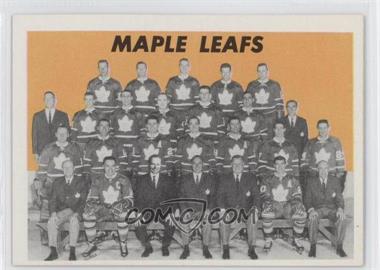 1965-66 Topps - [Base] #123 - Toronto Maple Leafs Team