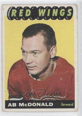 1965-66 Topps - [Base] #50 - Ab McDonald [Poor to Fair]