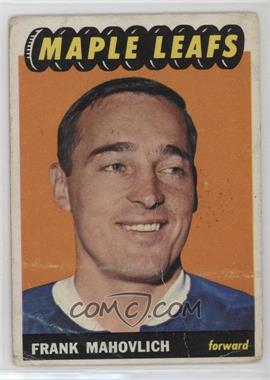 1965-66 Topps - [Base] #81 - Frank Mahovlich [Poor to Fair]