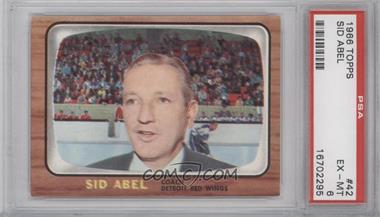 1966-67 Topps - [Base] #42 - Sid Abel [PSA 6 EX‑MT]