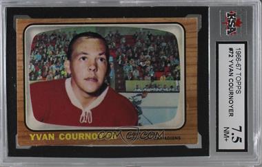 1966-67 Topps - [Base] #72 - Yvan Cournoyer [KSA 7.5 NM+]