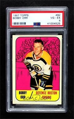 1967-68 Topps - [Base] #92 - Bobby Orr [PSA 4 VG‑EX]