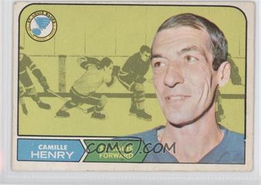 1968-69 O-Pee-Chee - [Base] #116 - Camille Henry [Good to VG‑EX]
