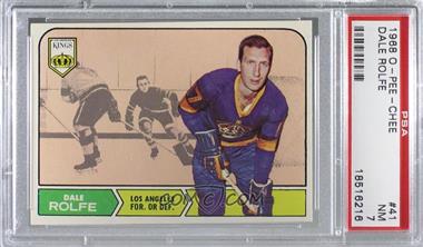 1968-69 O-Pee-Chee - [Base] #41 - Dale Rolfe [PSA 7 NM]