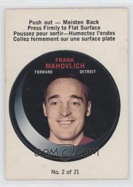 1968-69 O-Pee-Chee - Puck Stickers #2 - Frank Mahovlich