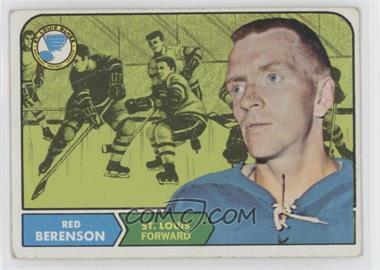 1968-69 Topps - [Base] #114 - Red Berenson [Good to VG‑EX]