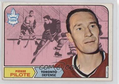 1968-69 Topps - [Base] #124 - Pierre Pilote [Good to VG‑EX]