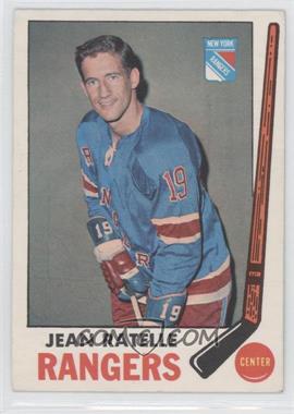 1969-70 O-Pee-Chee - [Base] - With Player Stamp #42 - Jean Ratelle [Good to VG‑EX]