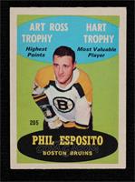Phil Esposito (No Position, 205 Printed on Front) [Good to VG‑E…