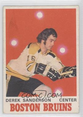 1970-71 O-Pee-Chee - [Base] #136 - Derek Sanderson [Good to VG‑EX]