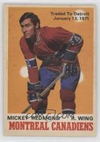 Mickey Redmond (Traded to Detroit) [Good to VG‑EX]