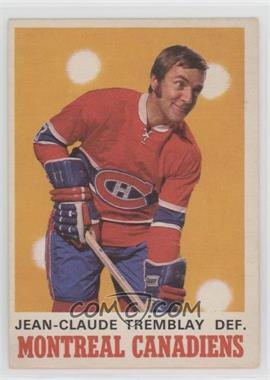 1970-71 O-Pee-Chee - [Base] #178 - J.C. Tremblay