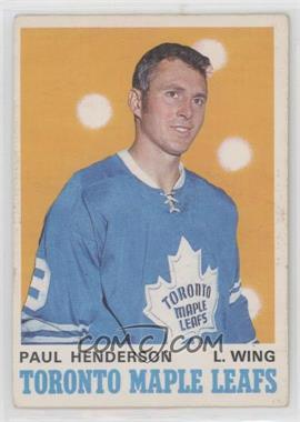 1970-71 O-Pee-Chee - [Base] #217 - Paul Henderson