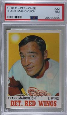 1970-71 O-Pee-Chee - [Base] #22 - Frank Mahovlich [PSA 7 NM]