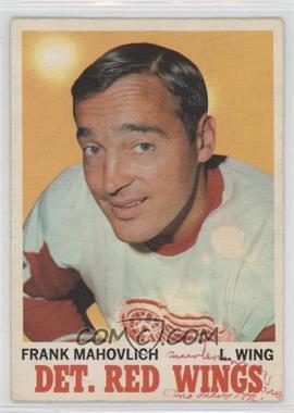 1970-71 O-Pee-Chee - [Base] #22 - Frank Mahovlich [Poor to Fair]