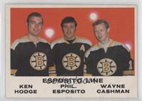 Ken Hodge, Phil Esposito, Wayne Cashman