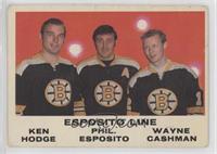 Ken Hodge, Phil Esposito, Wayne Cashman