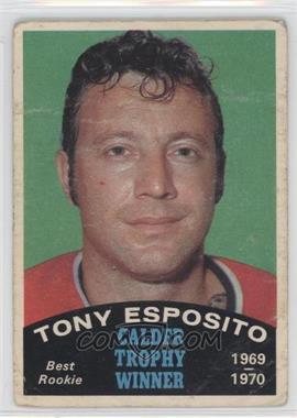 1970-71 O-Pee-Chee - [Base] #247 - Tony Esposito [Poor to Fair]