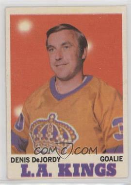 1970-71 O-Pee-Chee - [Base] #31 - Denis DeJordy