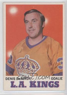 1970-71 O-Pee-Chee - [Base] #31 - Denis DeJordy