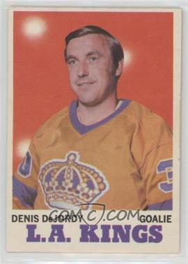 1970-71 O-Pee-Chee - [Base] #31 - Denis DeJordy