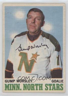 1970-71 O-Pee-Chee - [Base] #40 - Gump Worsley